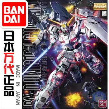 Bandai 62053 MG 1/100 RX-0 UNICORN model Gundam HD versiunea de Culoare jucarii copii educație jucărie Robot asamblat