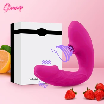 Penis artificial Pizde care Suge G-Spot Vibrator Cu 10 Viteze Biberon Fraier Vagin Stimulare Clitoris sex Feminin Masturbator Jucarii Sexuale pentru Femei