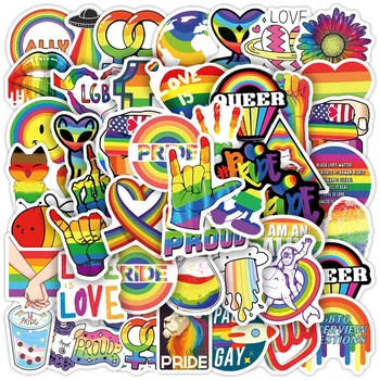 10/30/50pcs Curcubeu Gay LGBT Autocolante Colorate Autocolante DIY Skateboard Laptop Telefon Motocicleta Graffiti Autocolant PVC Impermeabil Jucărie