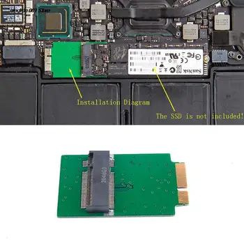 1 BUC M. 2 unitati solid state placa SSD 12 + 6 Pin Adaptor de Bord pentru MacBook Air 2010 2011 A1370 A136 Dropshipping