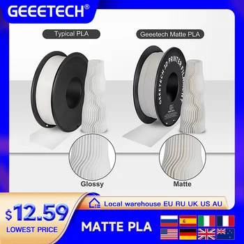 Geeetech Mat Filament PLA 1,75 mm 1kg Bobină (2.2 lbs), 3d printer Material acidul polilactic, textură mată, de ambalare în Vid
