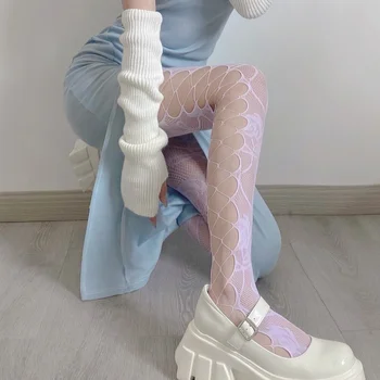 De Vânzare fierbinte Sexy Femei Lung deget in fund Ciorapi Corpului de Vară Ciorapi de Nailon Colanti cu Print Ciorapi Sexy Punk Ciorapi de Plasă