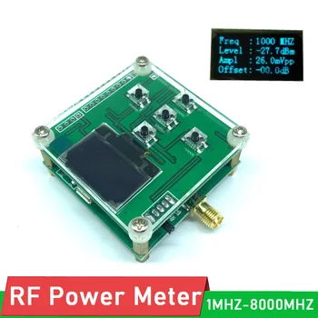 1M-8000MHZ RF power meter display OLED de putere RF de atenuare valoarea metru digital 500MHZ 3GHZ 8GHz W Descărcări 10W 30DB Atenuator