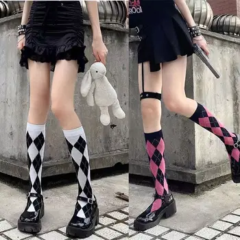 Lingge Vițel Șosete Femeie Japoneză Jk Șosete De Bumbac Japonez Stil De Colegiu Anglia Clasic Retro Ciorapi Lolita Designer Șosete