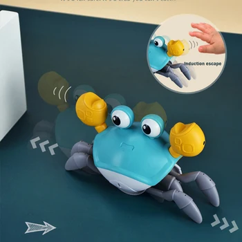 Inducție Scape de Crab Reîncărcabilă Electrice de Companie Jucării Muzicale Jucării pentru Copii Cadouri Jucarii Interactive Învață Să se Cațere Jucarii
