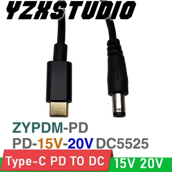 100W 5A PD 2.0 3.0 DC 5.5*2.5 Momeală declanșa cablu Adaptor de TIP C PD Momeală conexiune la QC4 de încărcare notebook 15V incarcator 20V