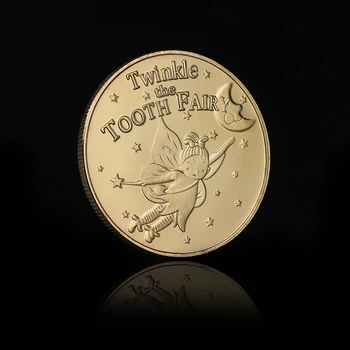 REPLICA 1 BUC Copii Creative Dinte Schimba Înregistra o Creștere de Cadouri Decorative, Monede Dinte Zână Monedă Comemorativă