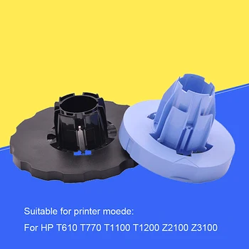 1 Set Negru si albastru Ax Hub pentru HP T610 T1100 T620 T1120 Z3100 T770 T790 T1200 T1300