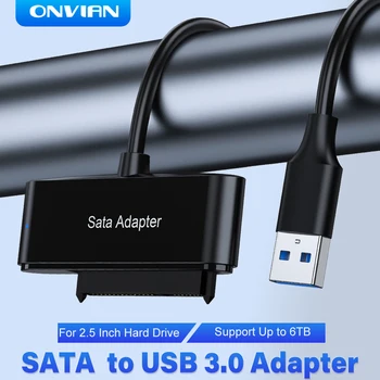 Onvian SATA la USB Adaptor USB 3.0 la SATA de Date de Mare Viteză de Transmisie de 2.5 Inch HDD Hard Disk SSD de Suport UASP Protocol