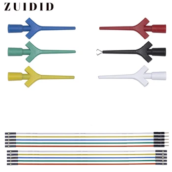 Multimetru de Testare Conduce Cablu Mini SMD IC Clipuri de Testare a arcurilor de Cârlig Pentru Analizor Logic Adaptor de Programare Silicon Cablu 60V/3A