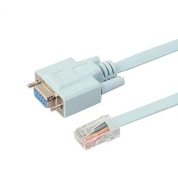 1.5 M 5FT RJ45 Cat5 Ethernet, Rs232 DB9 COM Port Adaptor de Rețea Cablu Consola Cisco Cablu Serial de sex Feminin Routere