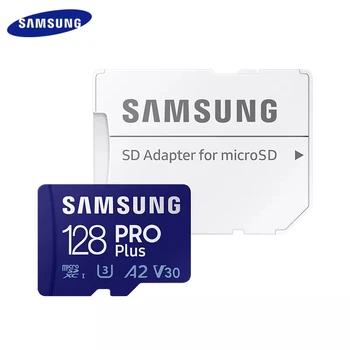 Samsung Card de Memorie PRO Plus Noi MicroSD TF de 128GB, 256GB 512gb 160MB/s C10 U3 V30 Micro SD A2 SDXC Video 4K Telefon