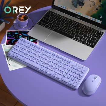 2.4 G Wireless Keyboard Mouse Combo Tastatură de Gaming Slient Butonul PC Gamer Mini Mouse Tastatura kit-uri pentru Laptop Macbook Air Pro