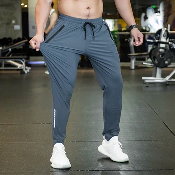 BINTUOSHI Nou de Fitness pentru Bărbați Pantaloni de Funcționare Sport Pantaloni de Formare Uscare Rapidă Respirabil Întinde Libertatea Jogging pantaloni de Trening