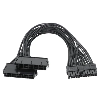 Dual PSU Putere Extender Cablu 24Pin ATX PC Miniere Adaptor Conector Calculator de uz Casnic Set pentru Bitcoin Miner Minier