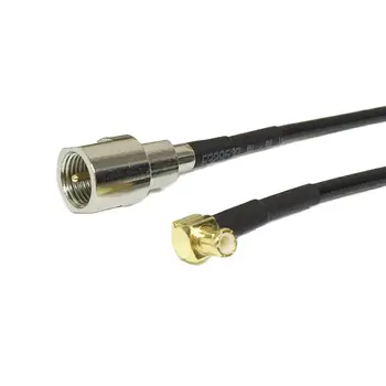 1 BUC Cablu Coaxial RF Adaptor FME de sex Masculin Pentru a MCX Masculin Unghi Drept Coadă RG174 20cm 8