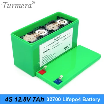 32700 Lifepo4 Baterie 4S1P 12.8 V 7Ah cu 4S 40A Echilibrat BMS Electric pentru Barca și Neîntreruptă Alimentare 12V Turmera