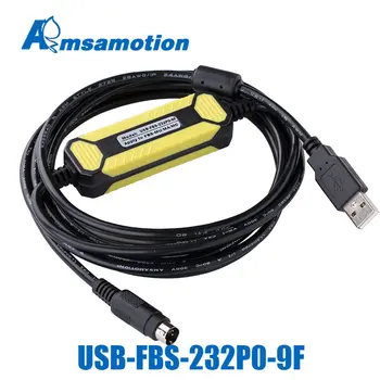 AMSAMOTION USB-FBS-232P0-9F pentru Programare, Cablu de Fatek FBS FB1Z B1 Seria PLC USB La RS232 Adaptor Electric
