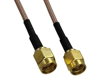 1buc RG316 SMA Plug de sex Masculin să-SMA Male Conector 4inch~5M RF Coaxial Converter Drept Alamă Noi