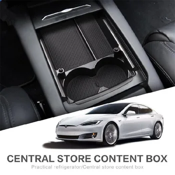 Pentru Tesla Model X / s mașină de centru cotiera cutie accesorii interioare consolă centrală cutie de depozitare