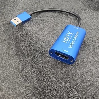4K HDMI Compatibil Card de Captura Video USB 3.0 1080P Game Capture Card Grabber Record de Box pentru Live Streaming pentru PS4 Camera HD