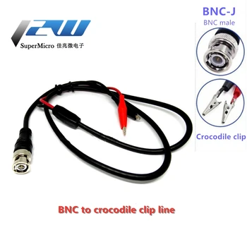 1 set de multi-funcția de testare combinatie conduce cablu BNC plug de sex masculin la dublu clemă crocodil osciloscop cu sondă de verificare a conductorului 1