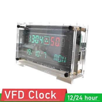 Desktop VFD VFD Ceas Digital Ceas cu LED-uri Creative Acasă Ceas de Lumină Ambientală ecran VFD 12/ 24-ore minut / doua /zi / săptămână