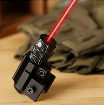 1set Mini Red Dot Laser Aplicare Weaver Picatinny Muntele Set Pentru Pistol Pusca Pistol Airsoft Riflescope HuntingAccessories