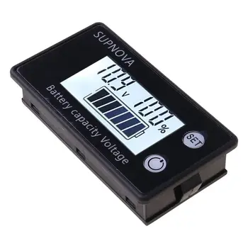 Capacitatea bateriei Monitor Ecartament Display LCD Plumb Acid Baterie Indicator de Stare Picătură de Transport maritim