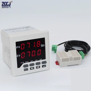 digital Umiditate controller cu senzor de umiditate cu ieșire de alarmă cu funcția de comunicare RS485 umiditate aer panou de metru