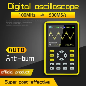 5012H 2.4-inch Ecran de Osciloscop Digital 500MS/s Rata de esantionare 100MHz Analogice de Bandă Suport de Undă de Stocare