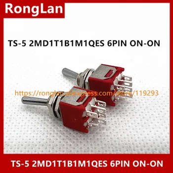 [SA]TS-5 comutator mic 6PINI nu-NU Q22 -mod de comutare 2MD1 două tranșe de sârmă ciocane de lipit Taiwan Deli Wei--50pcs/lot